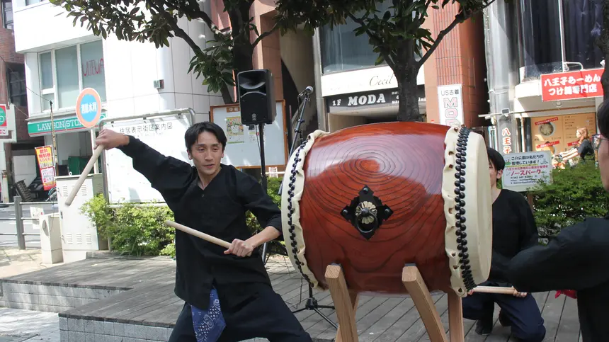 お祭りだけじゃもったいない 6月24日横山町「シムラホール」で太鼓ライブ