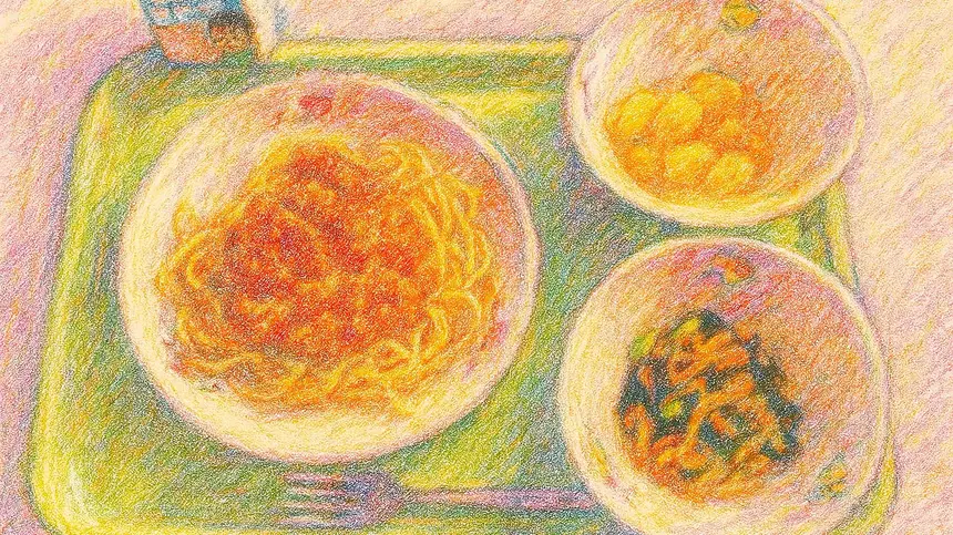 親子で味わう青春の味！夏限定・300円の給食ランチ