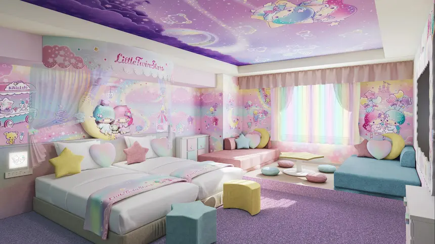 京王プラザホテル八王子に『リトルツインスターズ』ルーム誕生！3/18～宿泊開始！