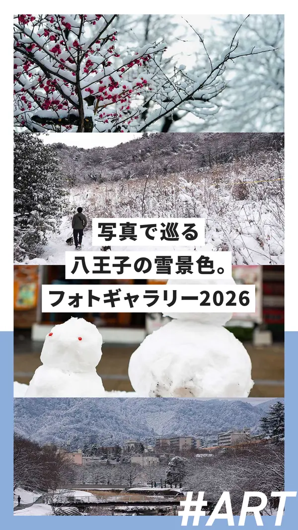 写真で巡る八王子の雪景色。フォトギャラリー2026